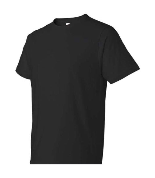 Adaptive Shoulder Surgery Shirt: Black Cotton Button-Down Recovery Tee