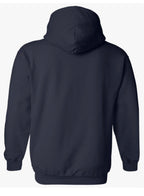 BOTH ARMS Modified; Ideal if both arms are injured or, you will be having surgery on both shoulders. Adaptive Navy Hoodie: Post-Surgery One-Handed Snap Sweatshirt