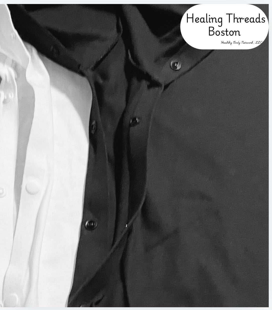 2PK Post-Op Shoulder Surgery Shirt with Buttons - Easy Dressing 2-Pack