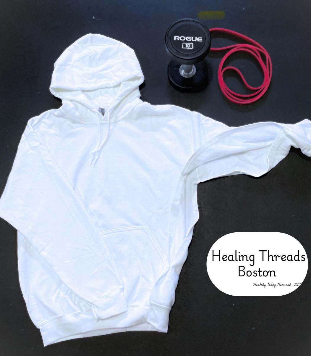 Shoulder Surgery Sweatshirt with  Button Snaps for Easy Dressing Post Surgery Recovery Sweatshirt Shoulder Surgery Gift Surgery t-shirt gift