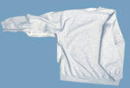 Wrist-or-Hand Surgery Sweatshirt with Button Snaps for Easy Dressing Post Surgery Recovery. Arm & Wrist Cuff fully opens