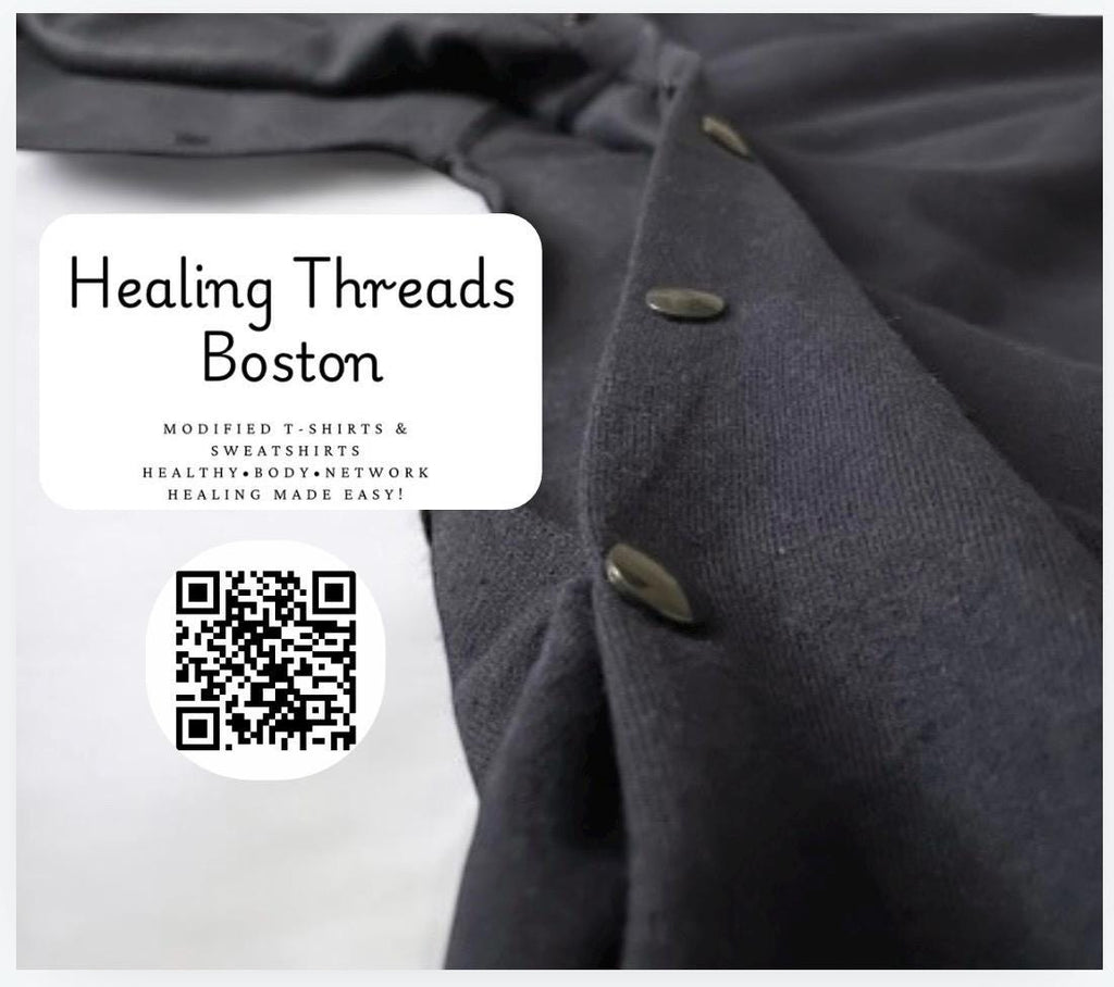 Wrist-or-Hand Surgery with sleeve FULLY CUT including WRIST •  Indicated for surgery on wrist or hand, when not able to get wrist through wrist cuff of sweatshirt