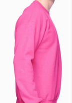 TORSO Adaptive Pink Crewneck Sweatshirt Scoliosis Surgery Heart Surgery • Spinal Fusion g-tube Torso Snap Sides for Post-Surgery Recovery