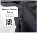 TORSO Navy Adaptive Sweatshirt: Torso Snap Access for Post-Surgery Recovery Scoliosis Fusion clothes for Heart Surgery Spinal Fusion Shirt