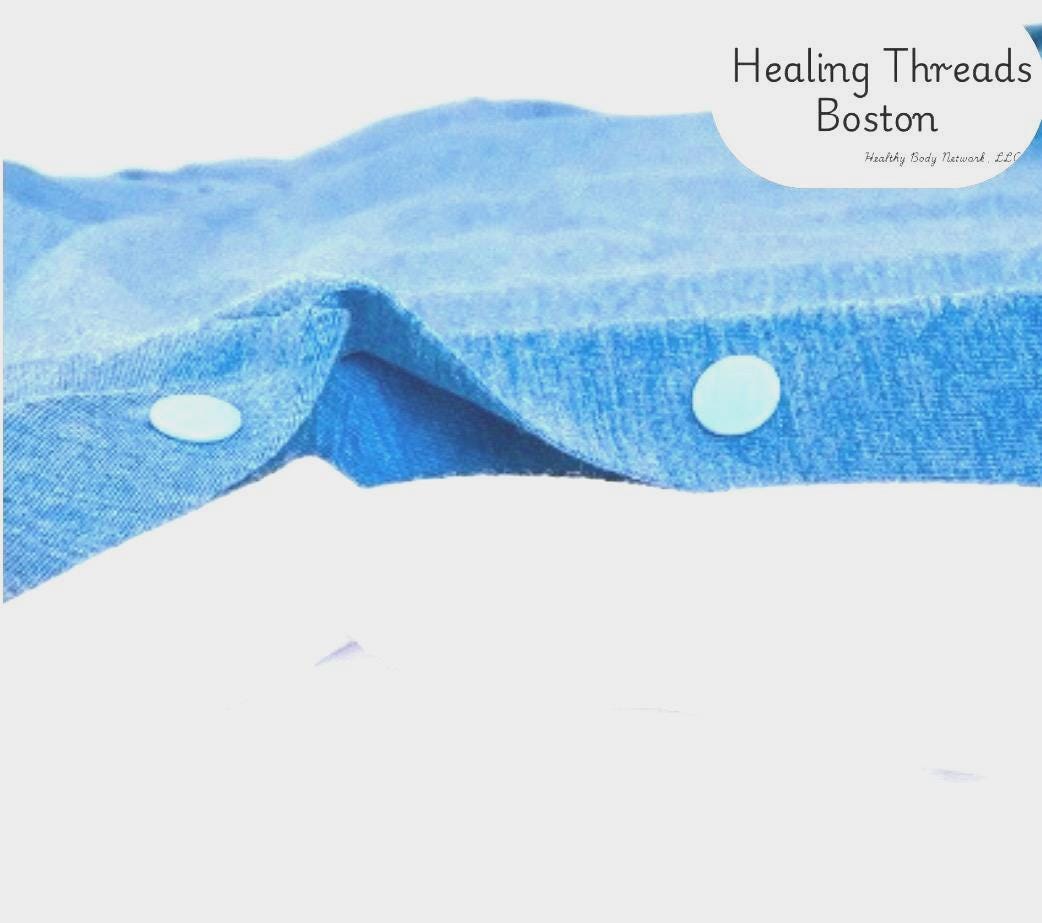 2PK Shoulder Surgery Shirt with Button Snaps for Easy Dressing Shoulder Surgery Gift for Surgery Recovery Healing Cozy Gift Surgery Care Pac