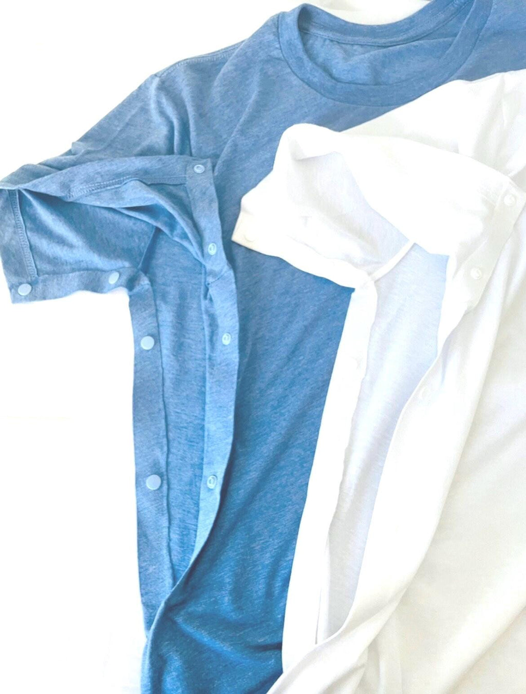 2PK Shoulder Surgery Shirt with Button Snaps for Easy Dressing Shoulder Surgery Gift for Surgery Recovery Healing Cozy Gift Surgery Care Pac