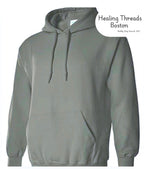 BOTH ARMS modified; Ideal if your are having surgery on both shoulders - Adaptive Military Green Hoodie: Post-Surgery One-Handed Snap Sweatshirt