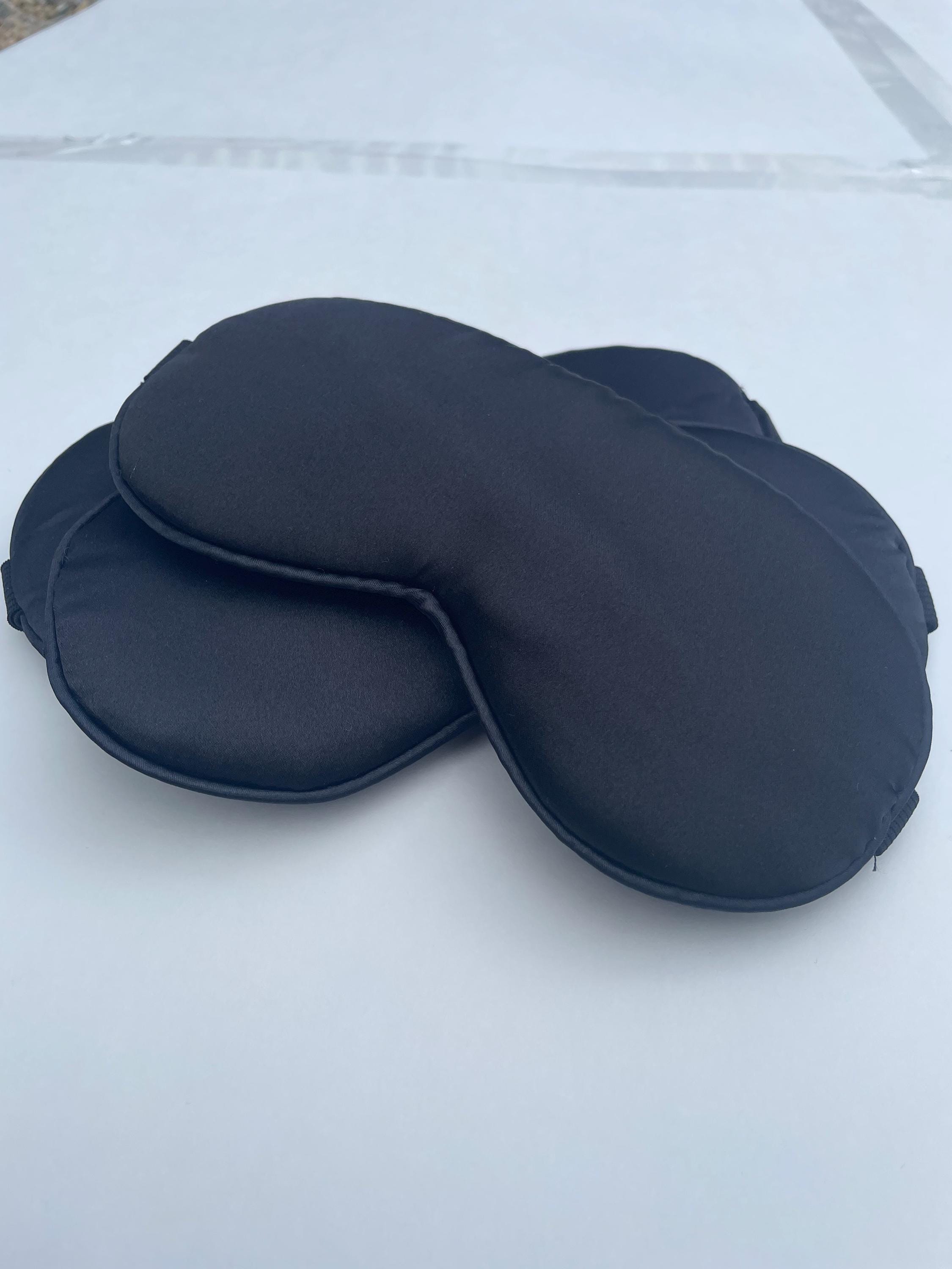 Sleep Mask Silk with Adjustable Strap Gift for Surgery Recovery Sleepmask Black Surgery Gift Basket  for Him/ Her Healing Basket Gift for