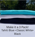 Tahiti Blue Adaptive Tank Top: Shoulder Surgery Recovery Shirt