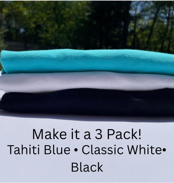 Tahiti Blue Adaptive Tank Top: Shoulder Surgery Recovery Shirt