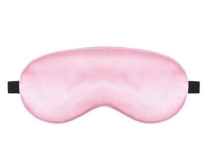 Pink Silk Sleep Mask: Adjustable Comfort for Surgery Recovery