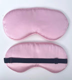 Pink Silk Sleep Mask: Adjustable Comfort for Surgery Recovery