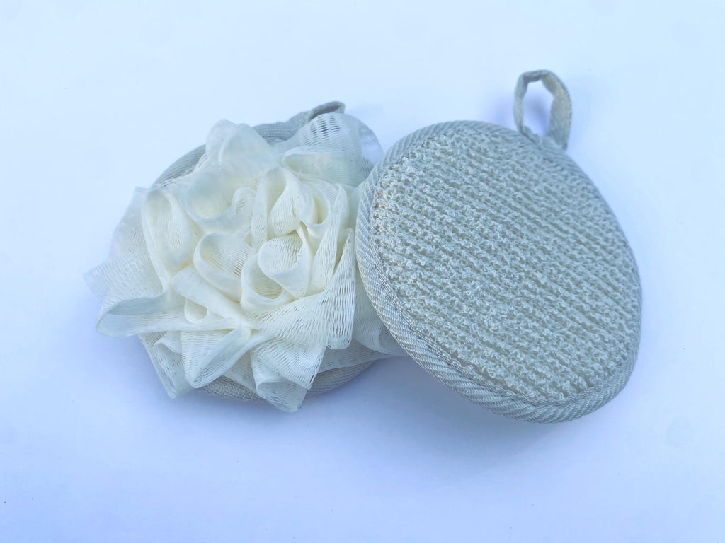 Surgery Recovery Wash Circles with Handles: Mild Exfoliating Sponge