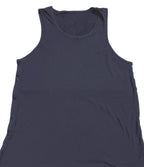 Shoulder Surgery Tank Top: Black Cotton Blend Recovery Shirt with Buttons