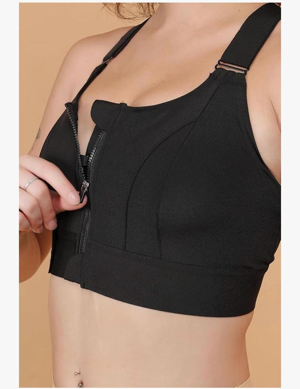 Shoulder Surgery Sports Bra for Larger Chests • B cup • C cup • D cup • Support the Girls in Comfort • bra surgery shoulder