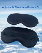 Sleep Mask Silk with Adjustable Strap Gift for Surgery Recovery Sleepmask Black Surgery Gift Basket  for Him/ Her Healing Basket Gift for