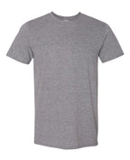 Adaptive Shoulder Surgery Shirt: Button Sleeve, Classic Gray Cotton Blend