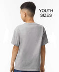 Youth Gray Shoulder Surgery Shirt: Adaptive Post-Op Recovery Tee
