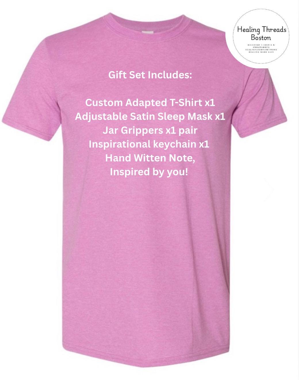 GIFT BOX Shoulder Surgery Gift with Handwritten Note Shoulder Surger Shirt Get Well Gift Shoulder Surgery Shirt with buttons care package