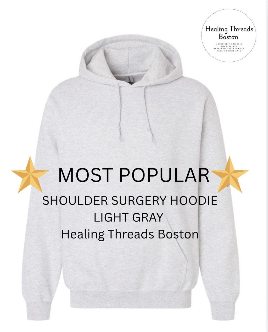 Shoulder Surgery Sweatshirt with  Button Snaps for Easy Dressing Post Surgery Recovery Sweatshirt Shoulder Surgery Gift Surgery t-shirt