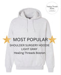 Shoulder Surgery Sweatshirt with  Button Snaps for Easy Dressing Post Surgery Recovery Sweatshirt Shoulder Surgery Gift Surgery t-shirt